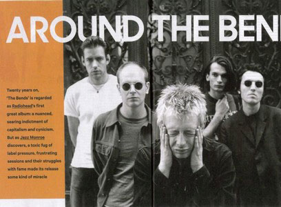 Radiohead, 1995, The Bends, Steve Double, HQ, hi-res, scan